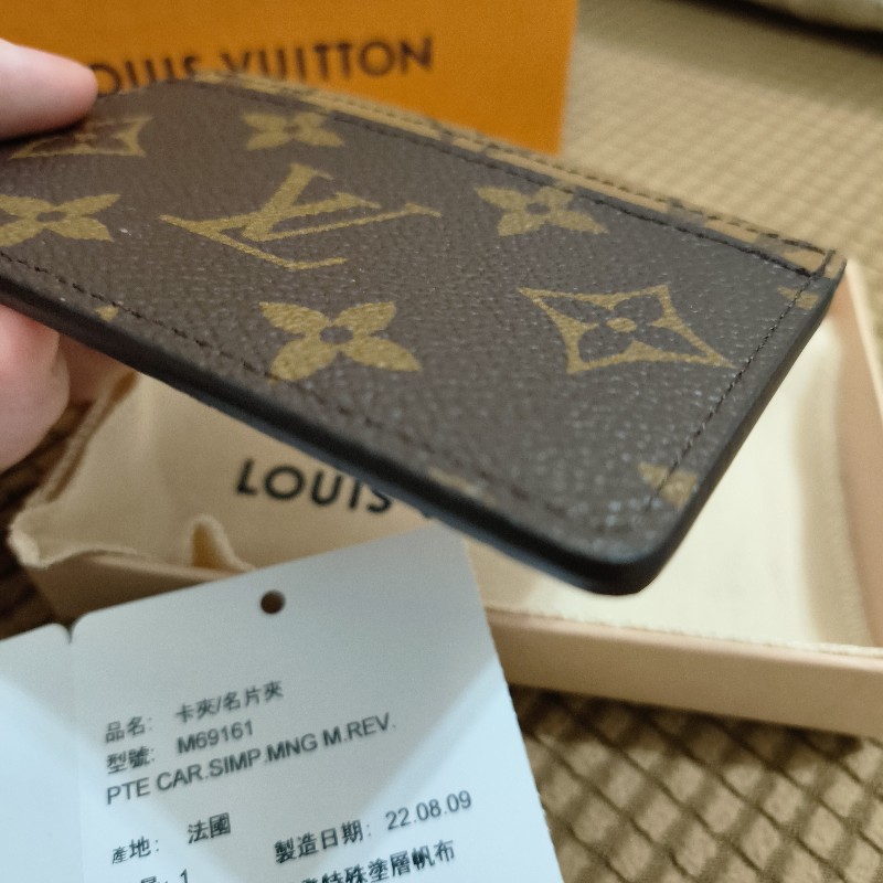 2/27購入 全新 LV 路易威登 Louis Vuitton 卡包 卡片夾 名片夾 老花-11