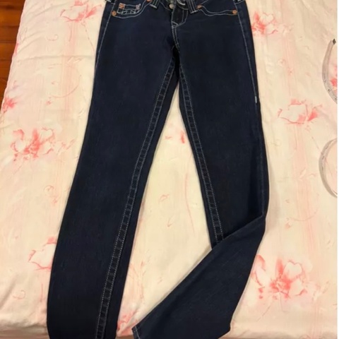 美國品牌True Religion 小直筒牛仔褲