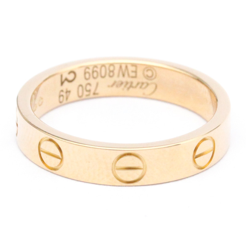 【日本直送】Cartier Love Mini Love 戒指玫瑰金 (18K) 戒指-0