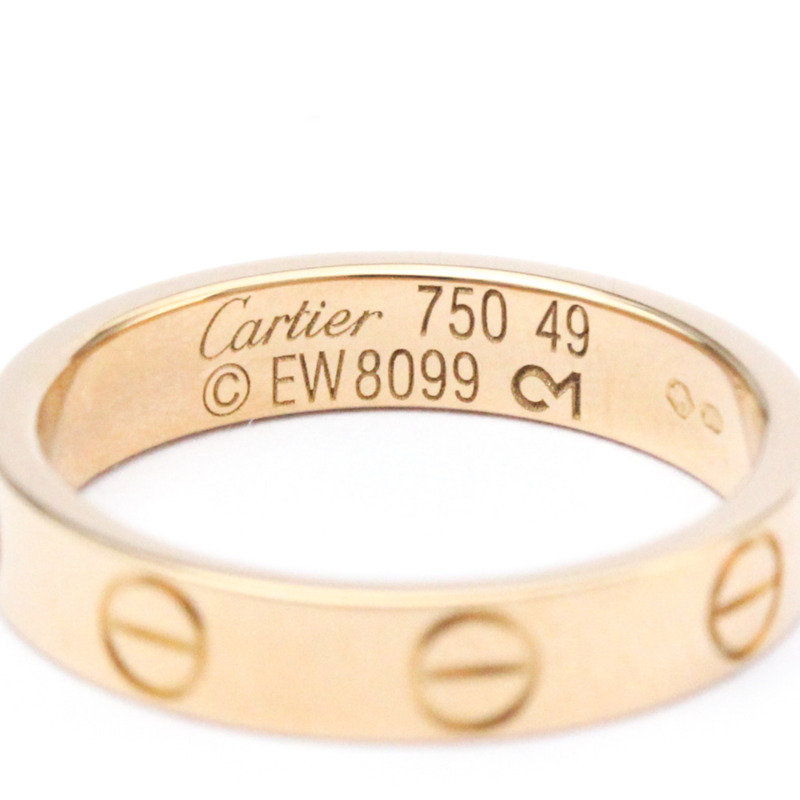 【日本直送】Cartier Love Mini Love 戒指玫瑰金 (18K) 戒指-5