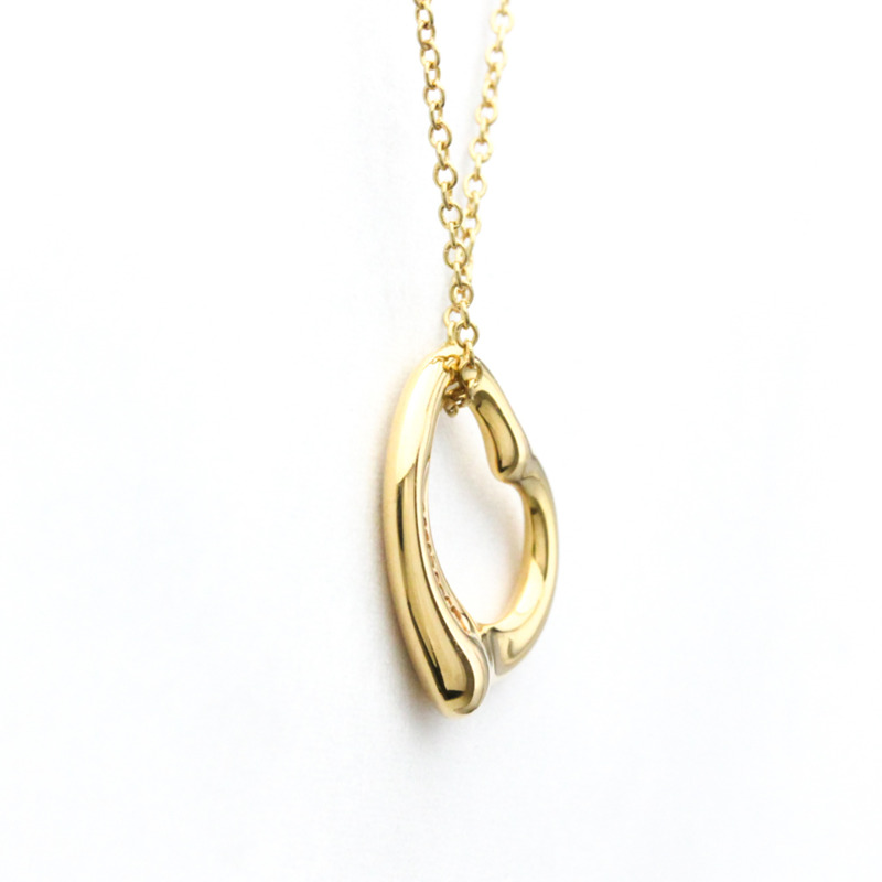 【日本直送】蒂芙尼 Open Heart 黃金 (18K) 鑽石男士、女士時尚吊墜項鍊（金色）-2