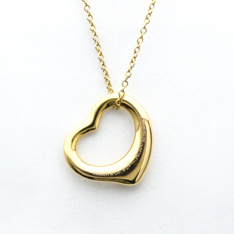 【日本直送】蒂芙尼 Open Heart 黃金 (18K) 鑽石男士、女士時尚吊墜項鍊（金色）-4