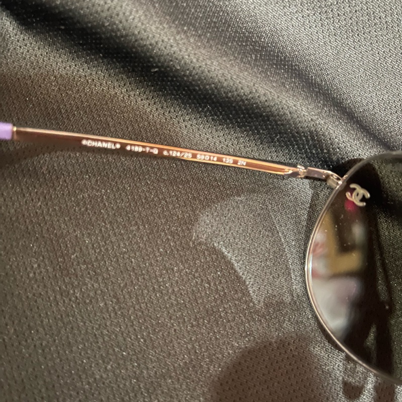 Chanel 紫色系墨鏡-9