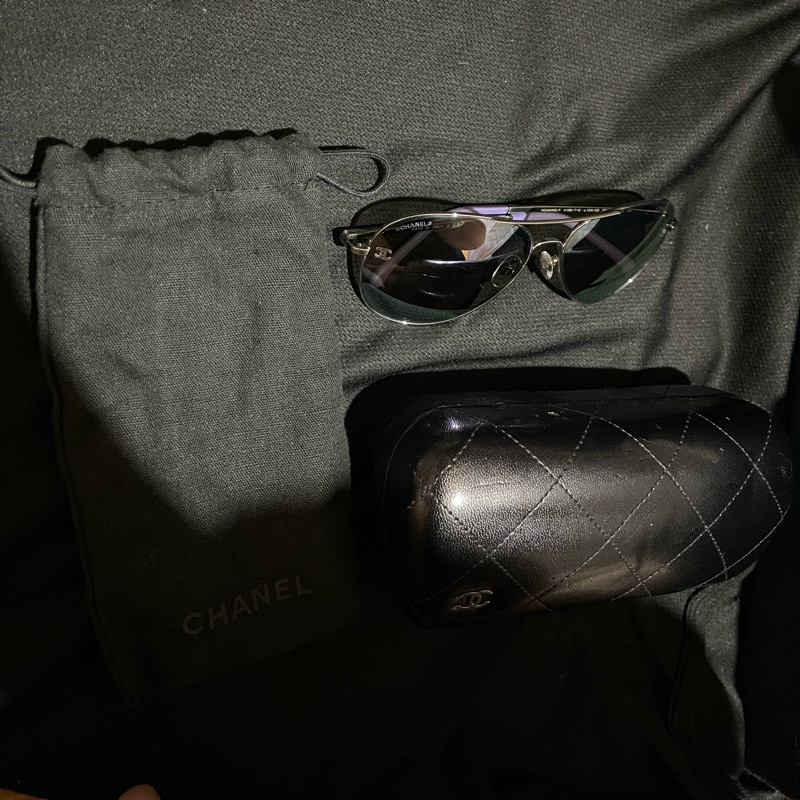 Chanel 紫色系墨鏡-23