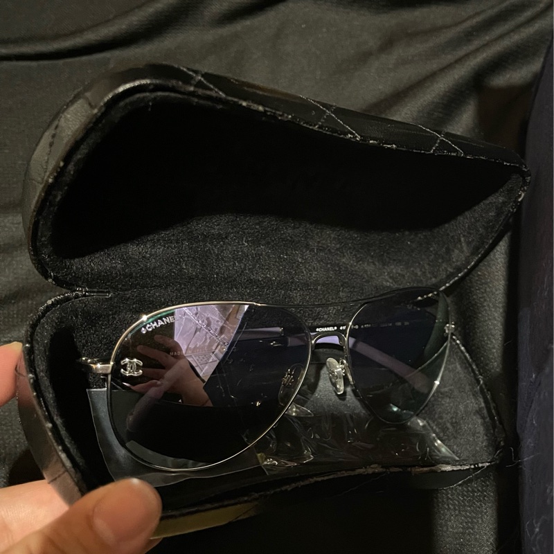 Chanel 紫色系墨鏡-32