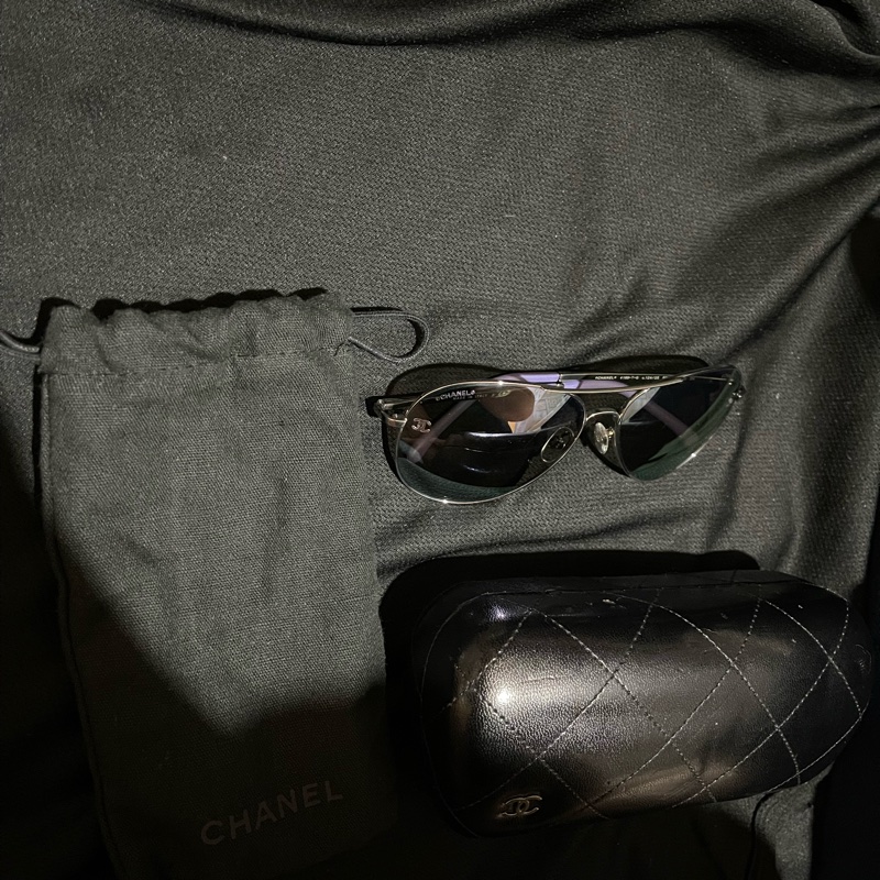Chanel 紫色系墨鏡-33