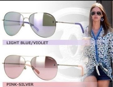 Chanel 紫色系墨鏡-5