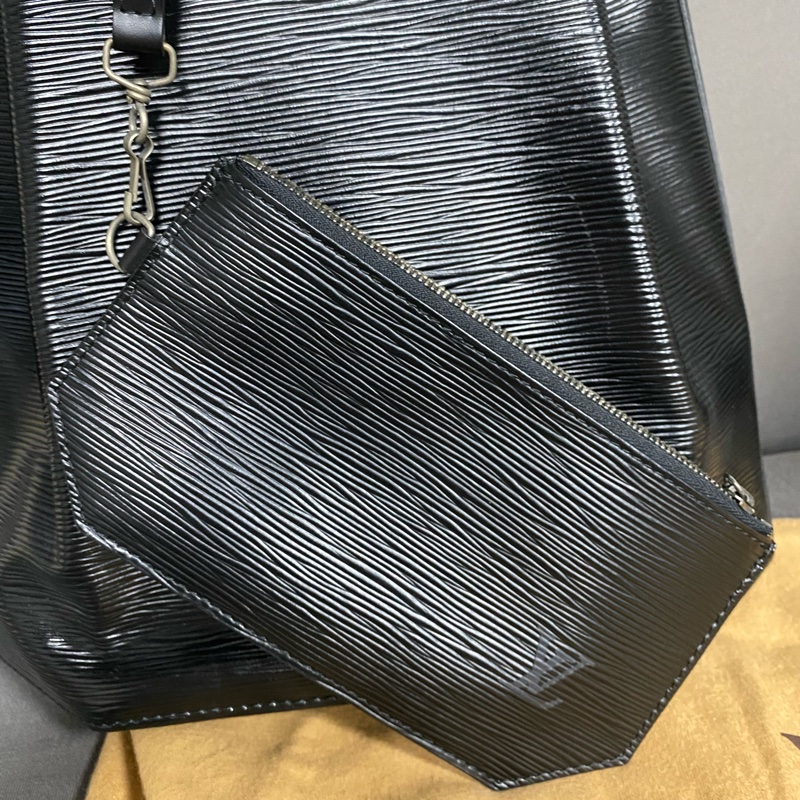 LV水波紋EPI八角水桶包 大款子母包-3