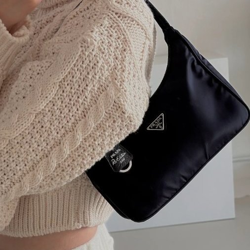 PRADA Re-Edition 2000年復刻版 腋下包/手提包 85成新-0