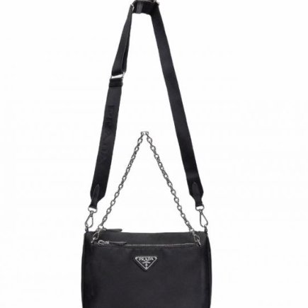Prada Re-Edition 1BH168 倒三角標可拆卸兩層多功能尼龍相機包【促銷品】-13