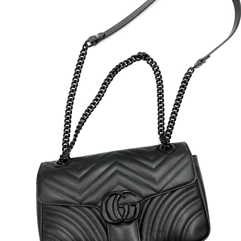 GUCCI Marmont小號 - 黑-5