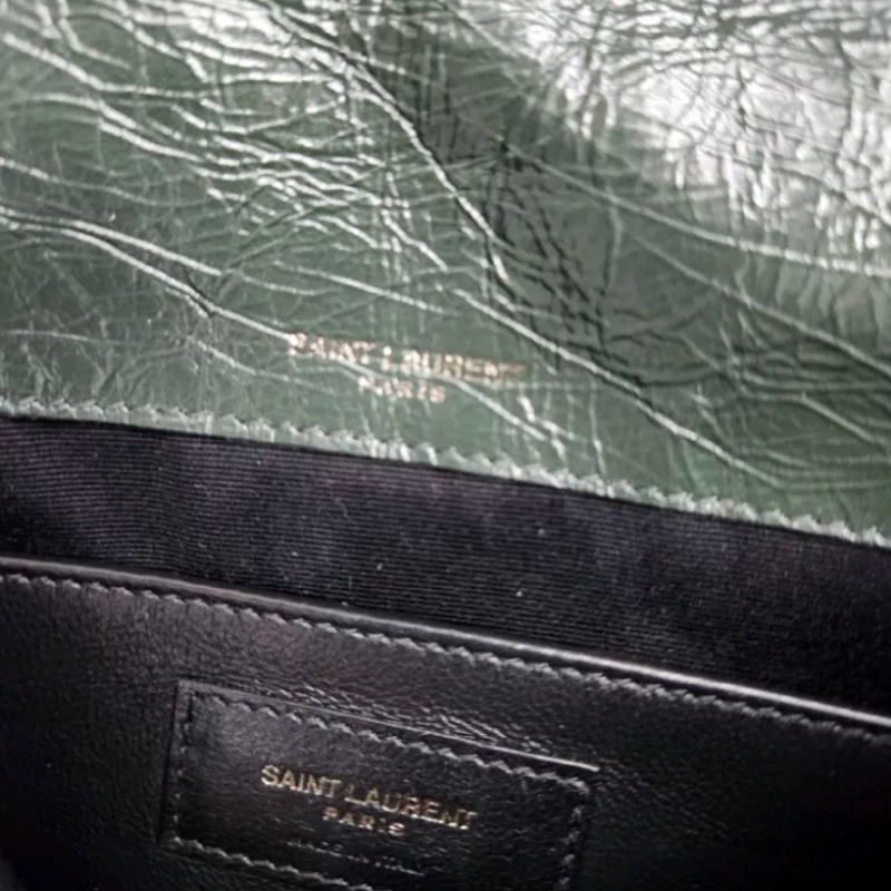 YSL Niki baby 墨綠色-6