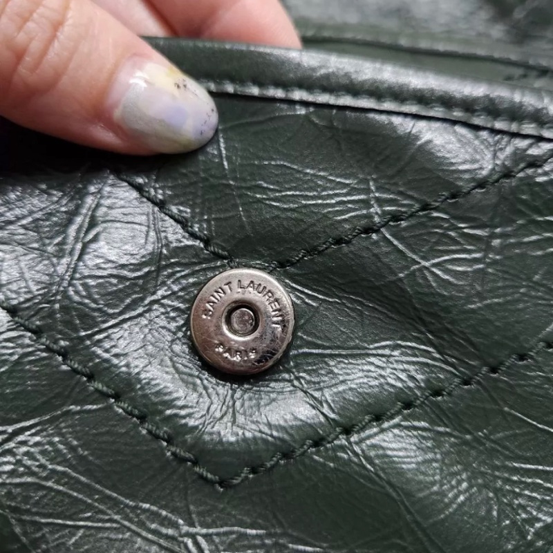 YSL Niki baby 墨綠色-8