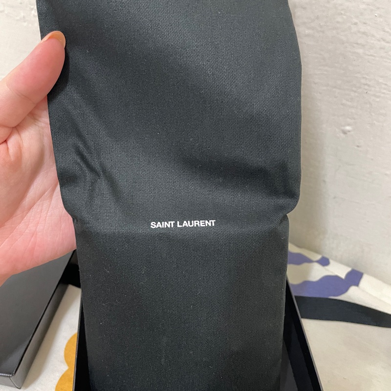 YSL 羊皮短夾-5
