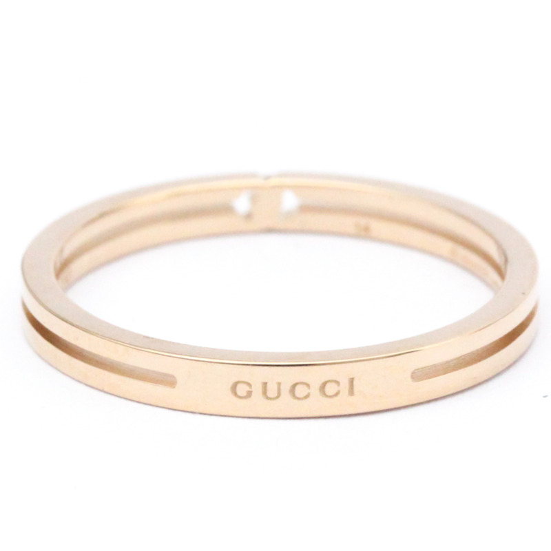【日本直送】Gucci Infinity 戒指玫瑰金 (18K) 時尚無寶石戒指玫瑰金-3