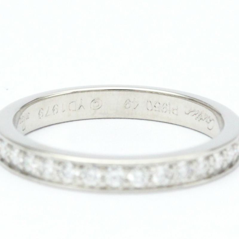 【日本直送】卡地亞 1895 半永恆結婚戒指鉑金時尚鑽石戒指銀-4