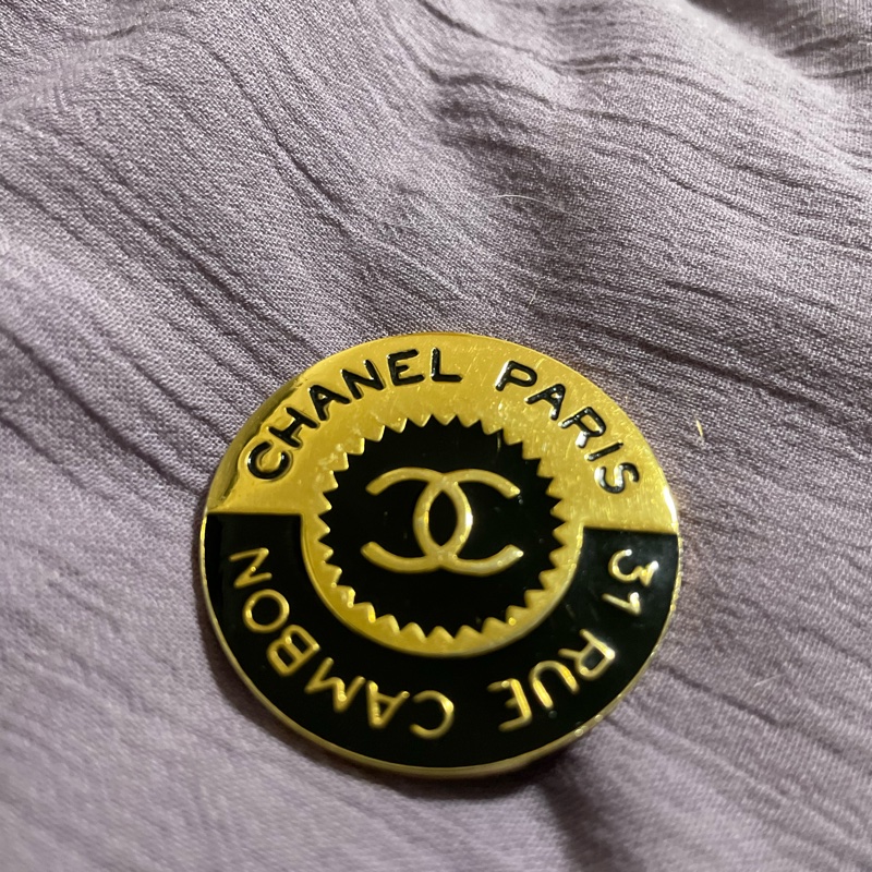 chanel vintage 康朋 大耳夾 可更改為胸針 香奈兒-1