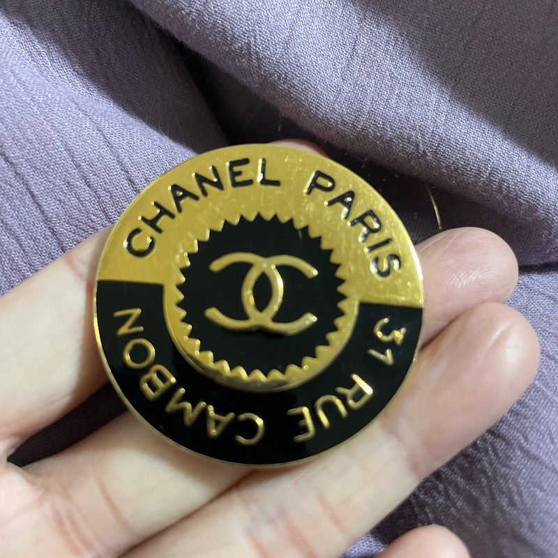 chanel vintage 康朋 大耳夾 可更改為胸針 香奈兒-7