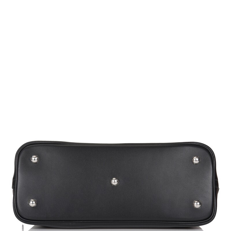 Hermes 限量版藍盒 黑色TADELAKT小牛皮SMILE BOLIDE 30 1923包-20