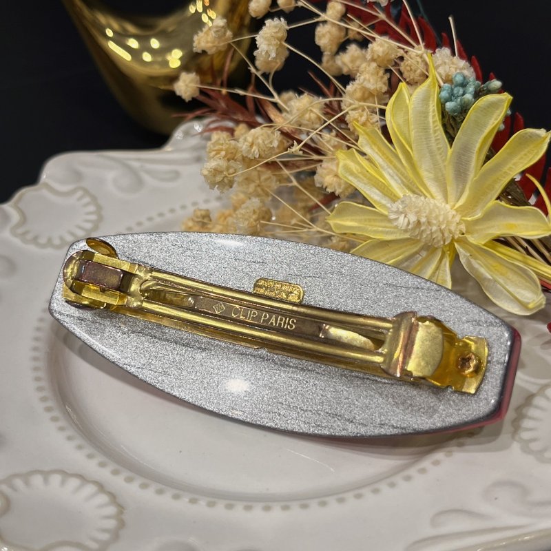 ETRO 拚色大LOGO髮夾/髮式/配件-1