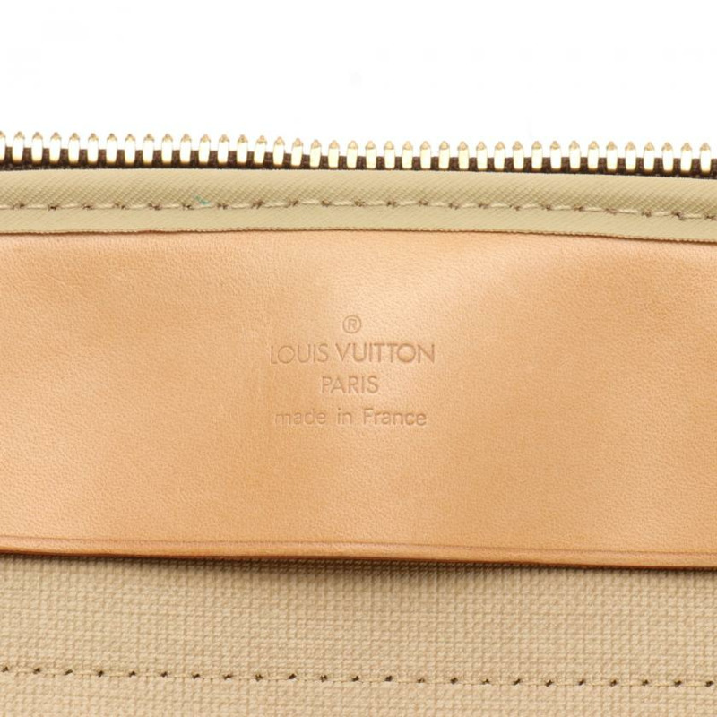 ★限時激安價SALE!!★  【日本直送】 中古LOUIS VUITTON[B]Alize 1 Poches 老花 波士頓包 PVC 真皮 棕色 兩用款-3