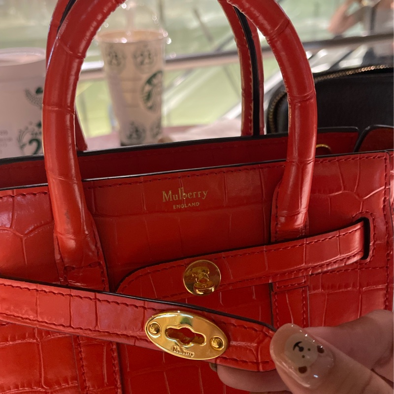 (已售出)Mulberry 經典款Bayswater側背手提兩用包-15