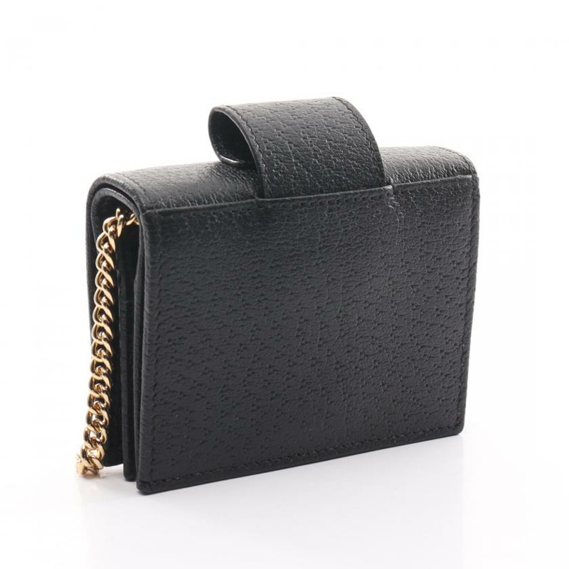 【日本直送】 中古GUCCI[A]雙G 雙折錢包 皮革 黑色-1