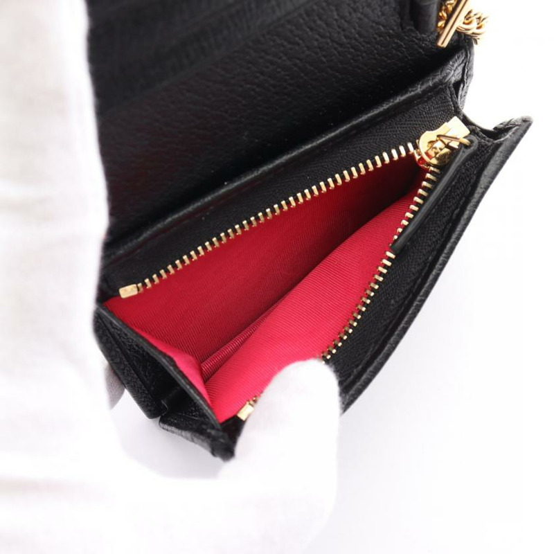 【日本直送】 中古GUCCI[A]雙G 雙折錢包 皮革 黑色-4