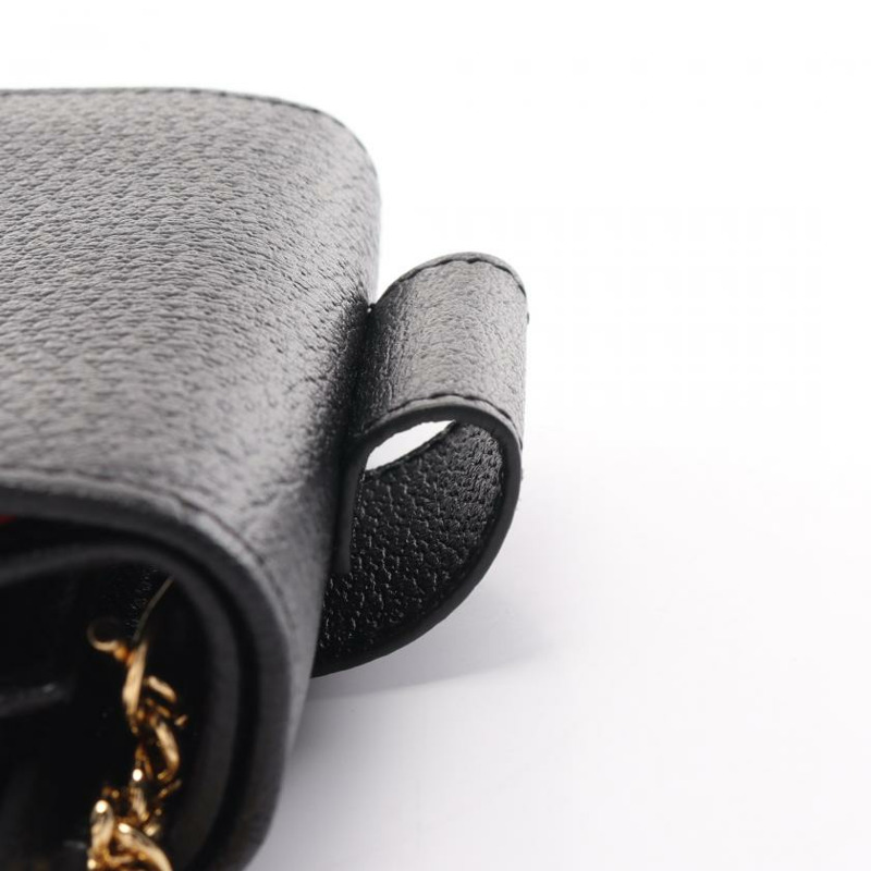 【日本直送】 中古GUCCI[A]雙G 雙折錢包 皮革 黑色-7