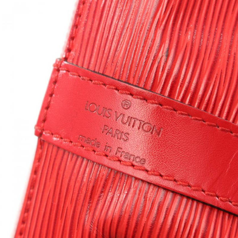 【日本直送】 中古LOUIS VUITTON[B]Peti Noe 水波紋 卡斯蒂利亞紅 肩包 皮革 紅色-3