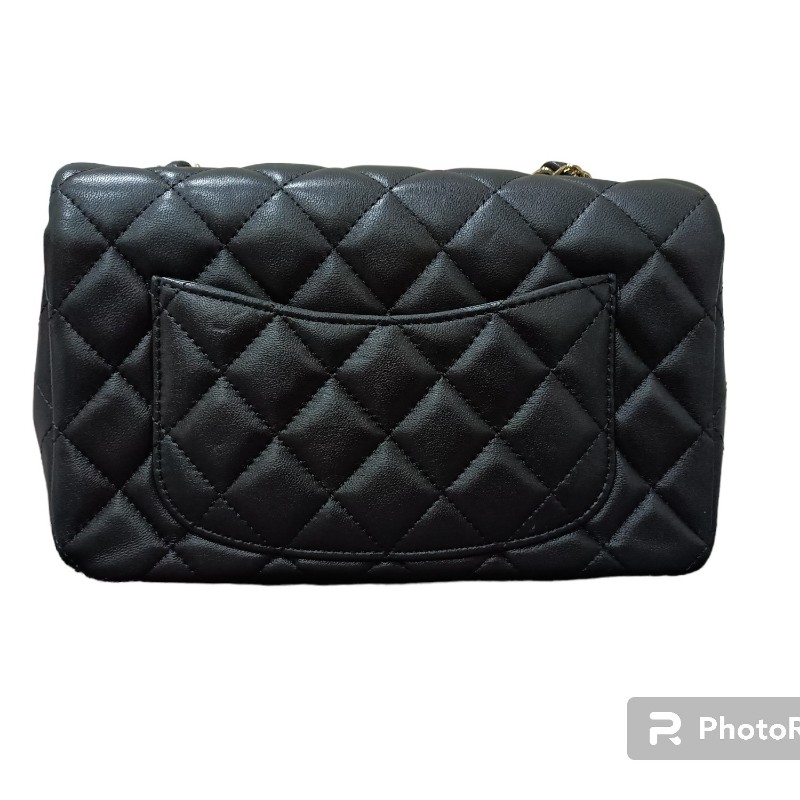 CHANEL 香奈兒 CF小號 羊皮 肩背包 斜挎包 鏈條包-1