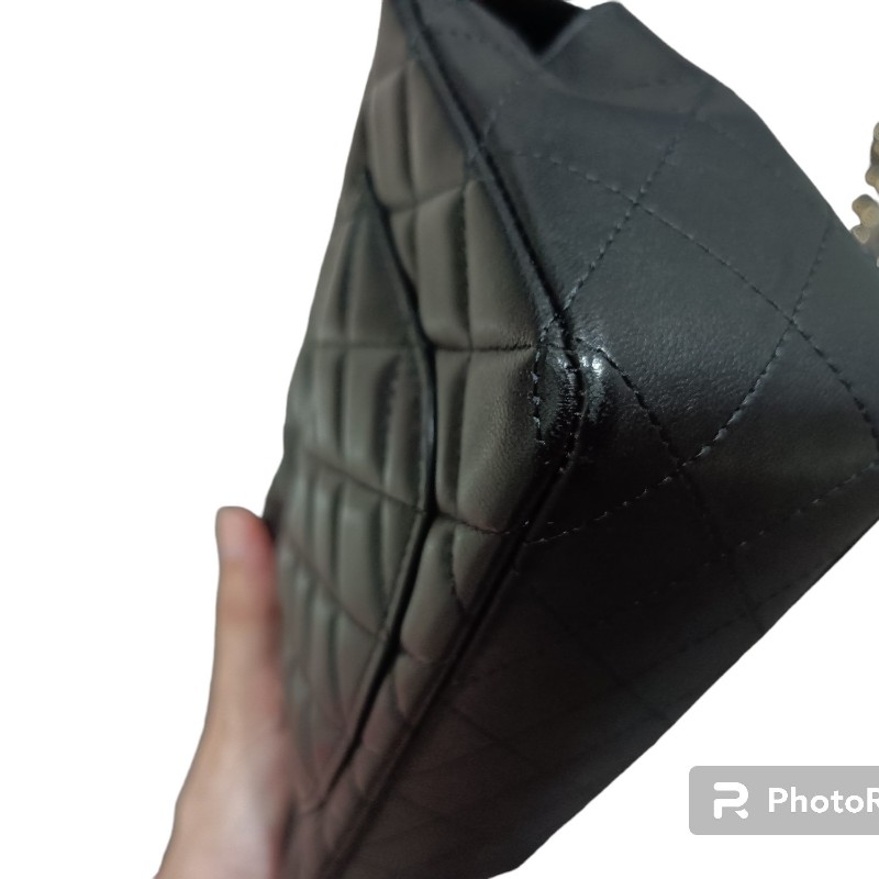 CHANEL 香奈兒 CF小號 羊皮 肩背包 斜挎包 鏈條包-4