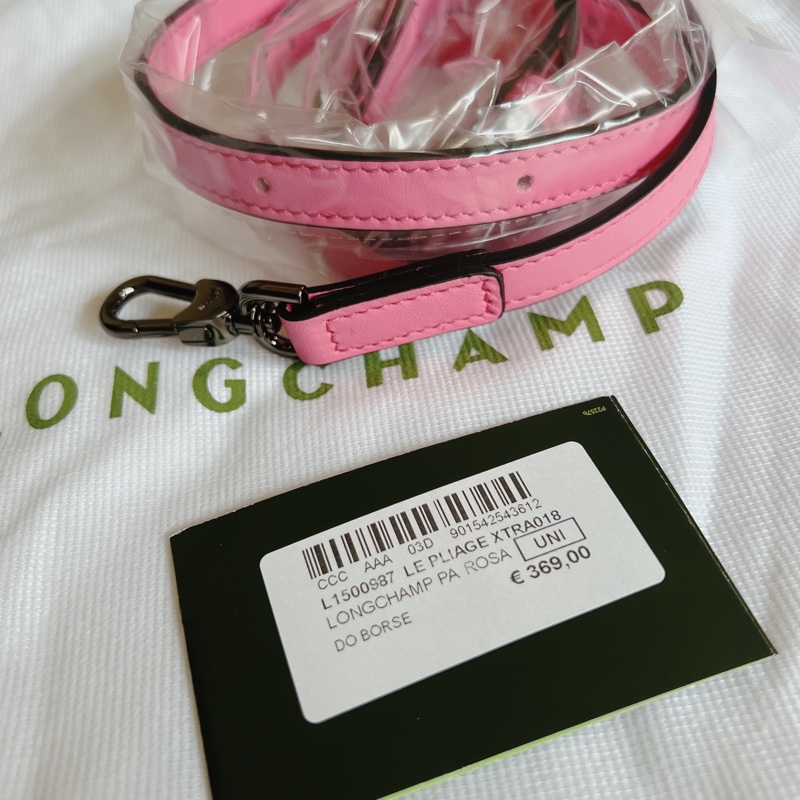 Longchamp Le Pliage Xtra XS 牛皮 粉紅 水餃包 芭比粉 草莓粉-7