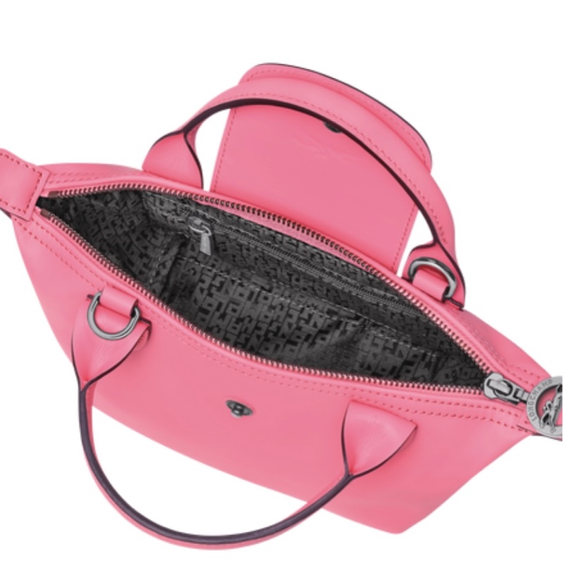 Longchamp Le Pliage Xtra XS 牛皮 粉紅 水餃包 芭比粉 草莓粉-2