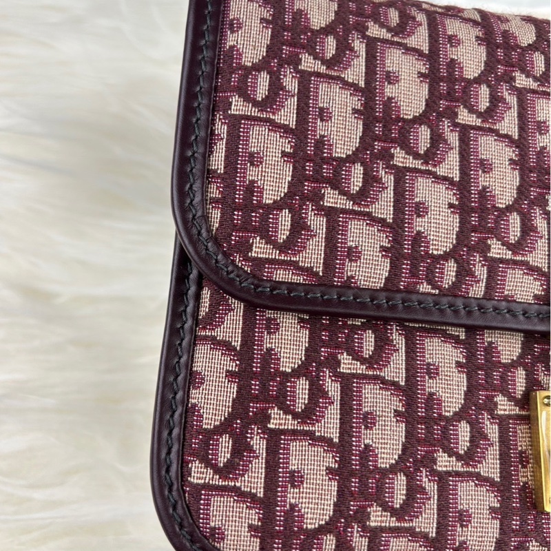 DIOR 經典老花 DIOR OB LIQUE 金屬 DIOR 復古郵差包 肩背包 斜背包 挎包-8