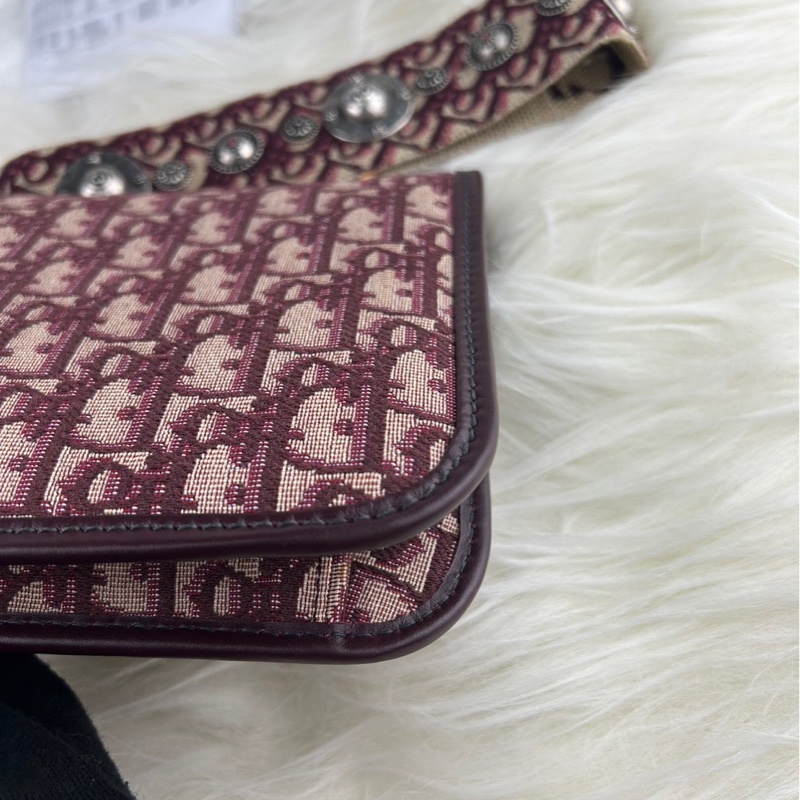 DIOR 經典老花 DIOR OB LIQUE 金屬 DIOR 復古郵差包 肩背包 斜背包 挎包-20