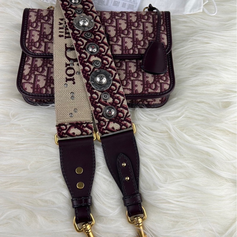 DIOR 經典老花 DIOR OB LIQUE 金屬 DIOR 復古郵差包 肩背包 斜背包 挎包-35