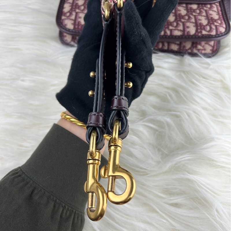 DIOR 經典老花 DIOR OB LIQUE 金屬 DIOR 復古郵差包 肩背包 斜背包 挎包-36