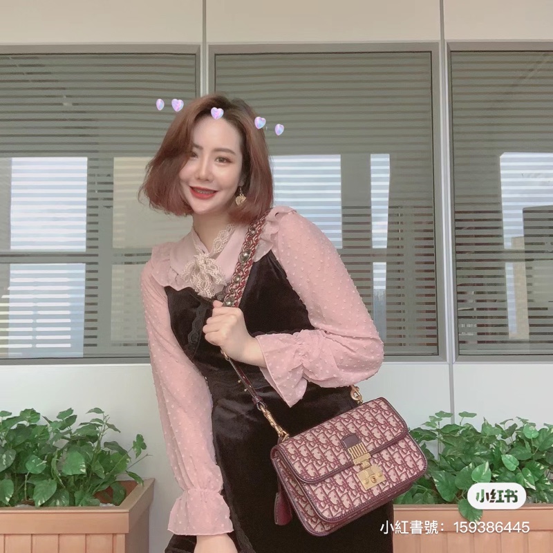 DIOR 經典老花 DIOR OB LIQUE 金屬 DIOR 復古郵差包 肩背包 斜背包 挎包-40