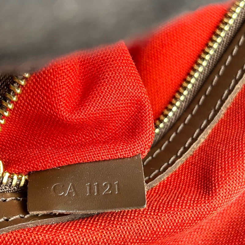 LV N41108經典Cabas Rivington Damier帆布肩背托特包-5