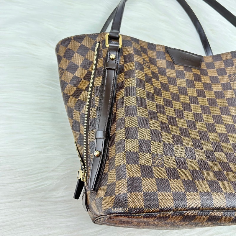 LV N41108經典Cabas Rivington Damier帆布肩背托特包-12