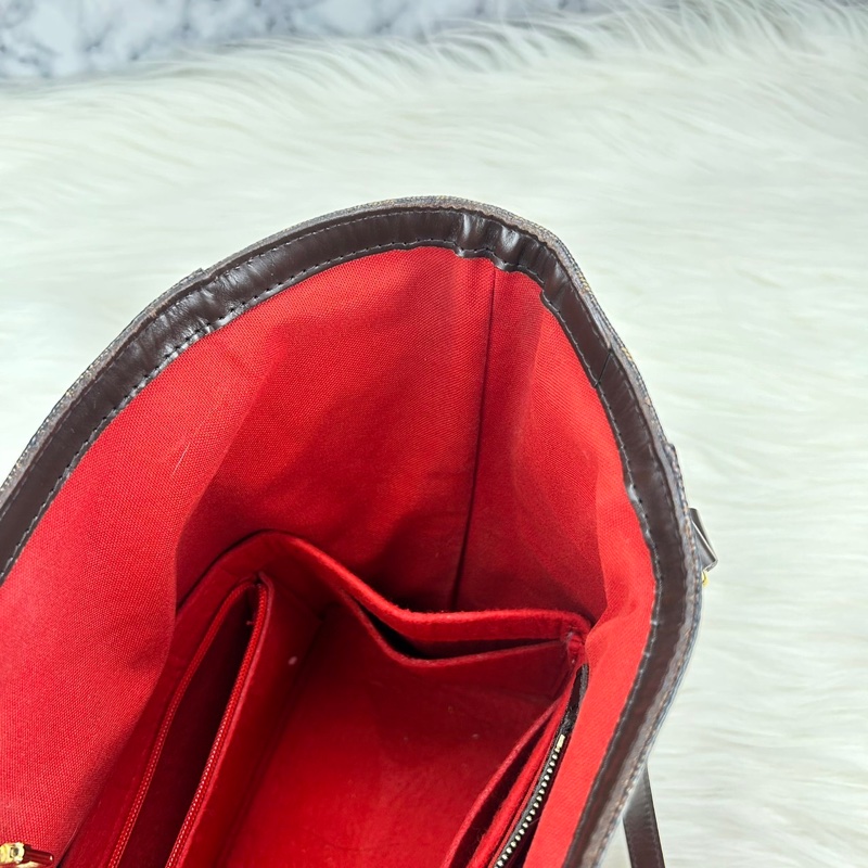 LV N41108經典Cabas Rivington Damier帆布肩背托特包-27