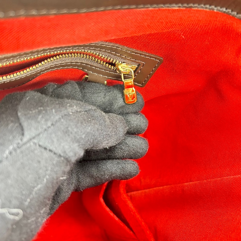 LV N41108經典Cabas Rivington Damier帆布肩背托特包-29