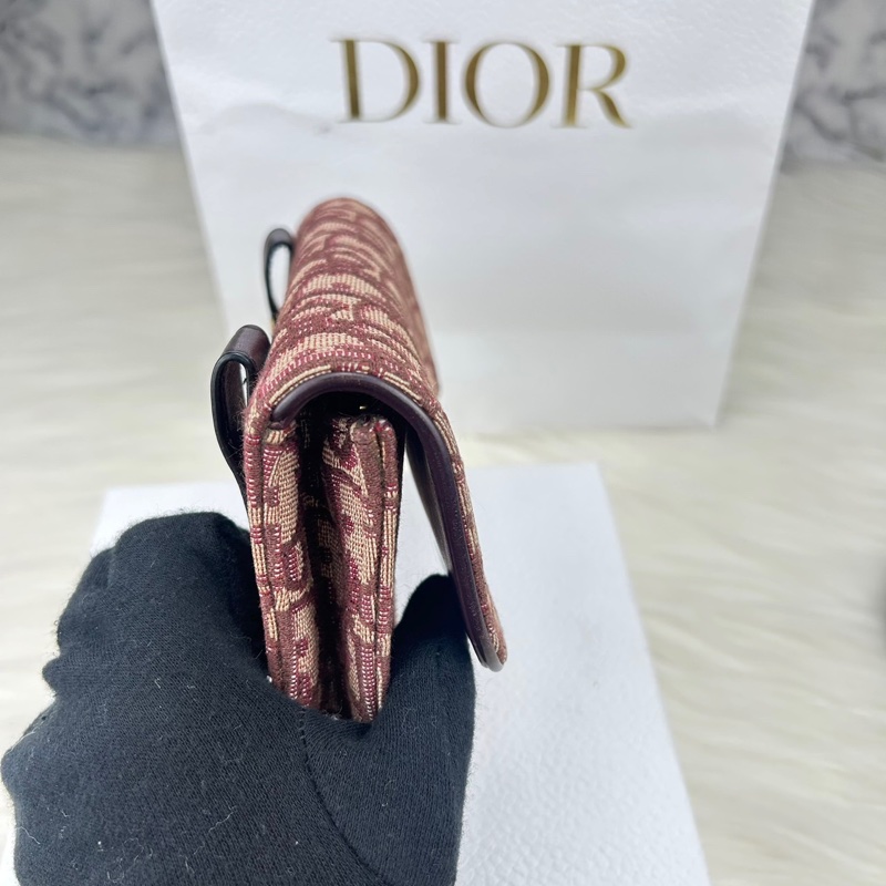 Dior S5619CTZQ_M974 酒红色 SADDLE DIOR OBLIQUE腰包-22
