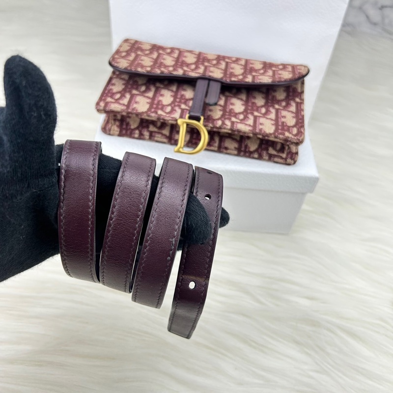Dior S5619CTZQ_M974 酒红色 SADDLE DIOR OBLIQUE腰包-30