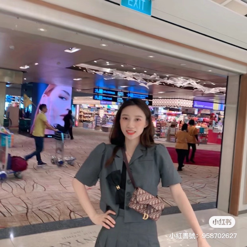 Dior S5619CTZQ_M974 酒红色 SADDLE DIOR OBLIQUE腰包-32