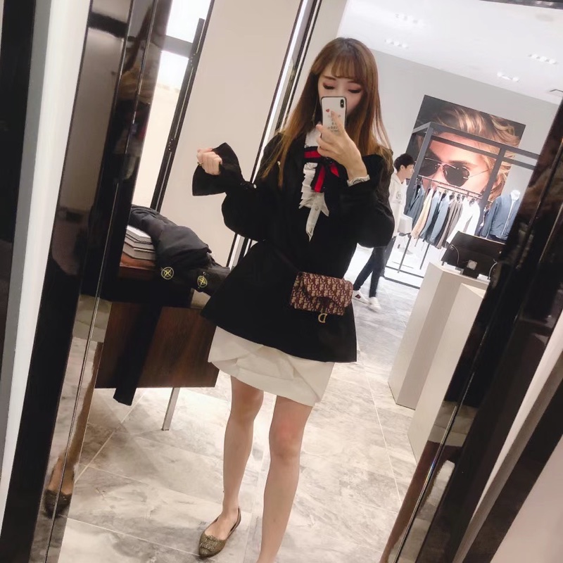 Dior S5619CTZQ_M974 酒红色 SADDLE DIOR OBLIQUE腰包-36