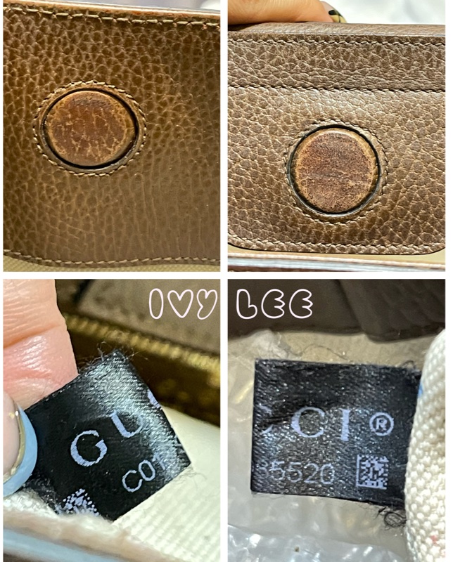 GUCCI 咖啡可可色 牛皮 Swing 托特包 手提包 354408 二手精品 正品-13