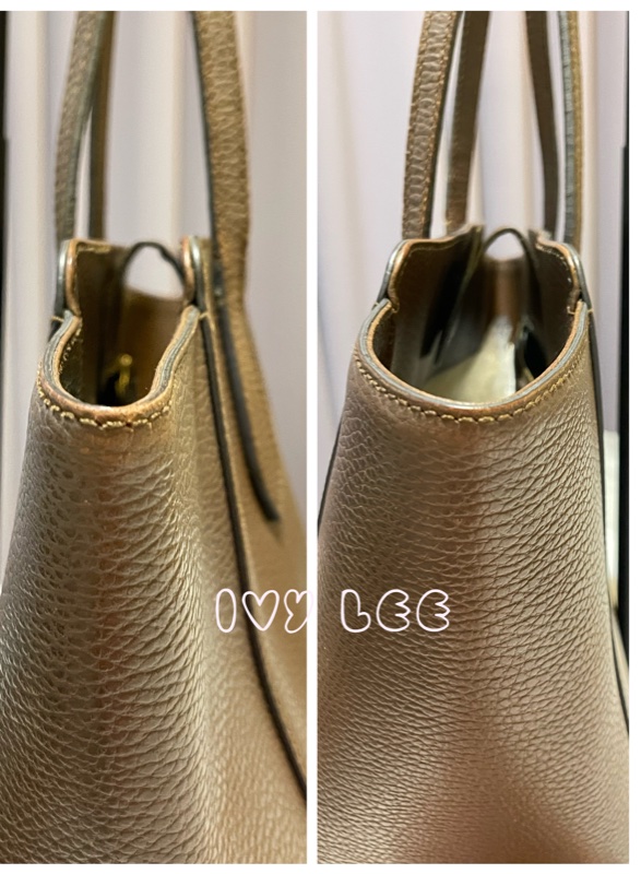 GUCCI 咖啡可可色 牛皮 Swing 托特包 手提包 354408 二手精品 正品-15