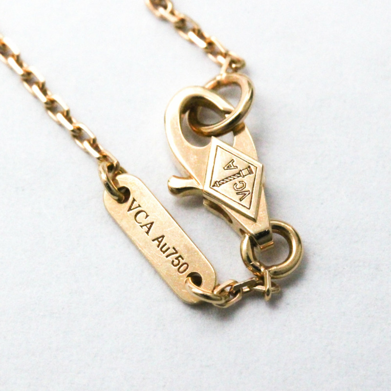 【日本直送】Van Cleef & Arpels Sweet Alhambra VCARN59K00 玫瑰金 (18K) 紅玉髓手鍊 玫瑰金-7